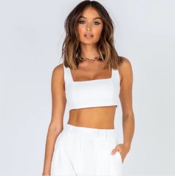 PRINCESS POLLY HUXLEY CROPPED TOP IN GREEN NWT SIZE 10 - Picture 12 of 12